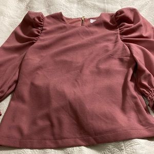 Rachel Parcell lined dusty rose blouse size M